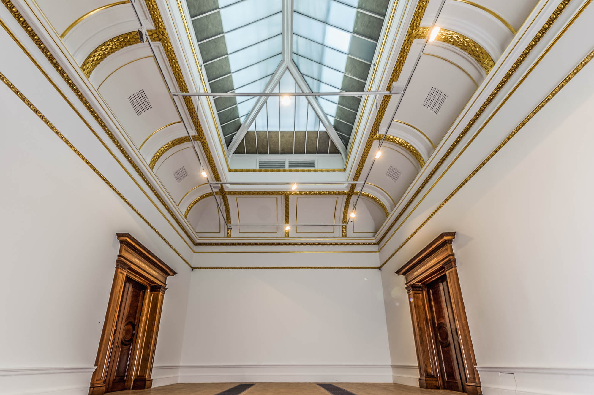 A photo of the interior of a gallery at the royal academy of arts